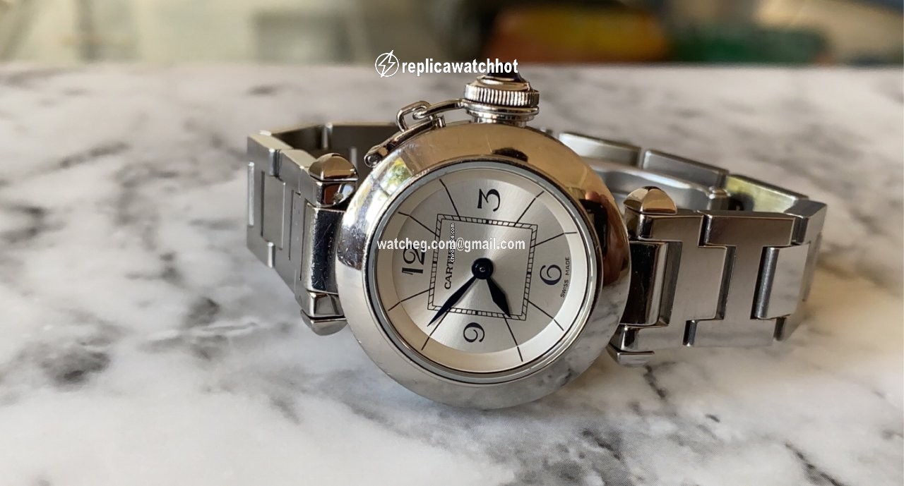 Cartier Pasha Womens watch Quartz Steel W3140007 2