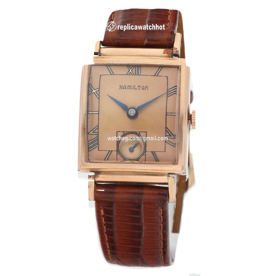 Hamilton Mens watch Unisex Manual winding Rose gold 982 2