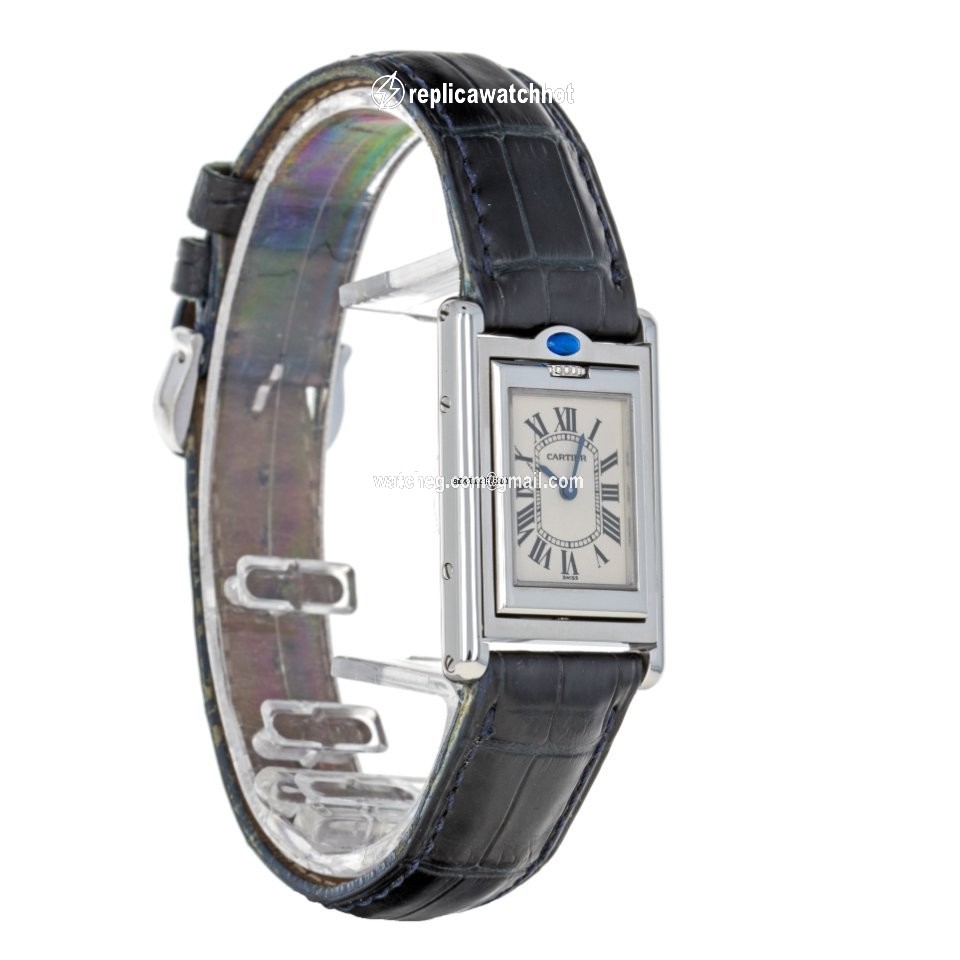 Cartier Tank Womens watch Quartz Steel 2386  W1011158 2