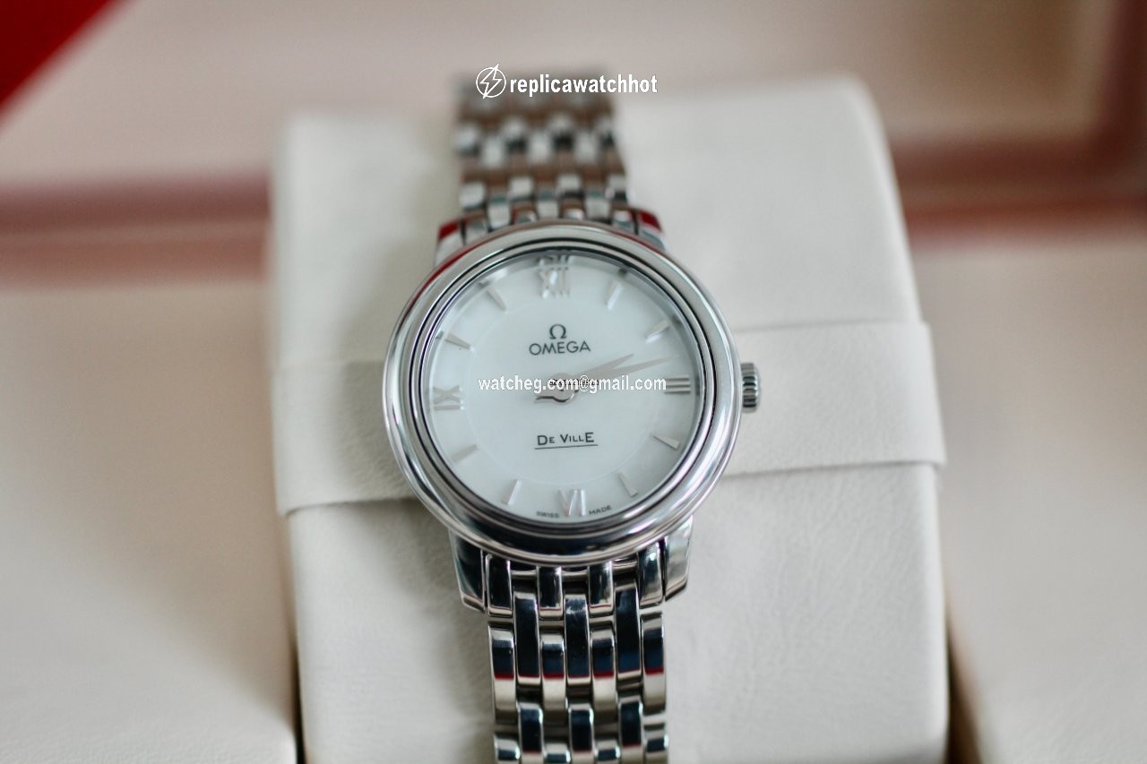Omega De Ville Prestige Womens watch Quartz Steel 424.10.24.60.05.001 2