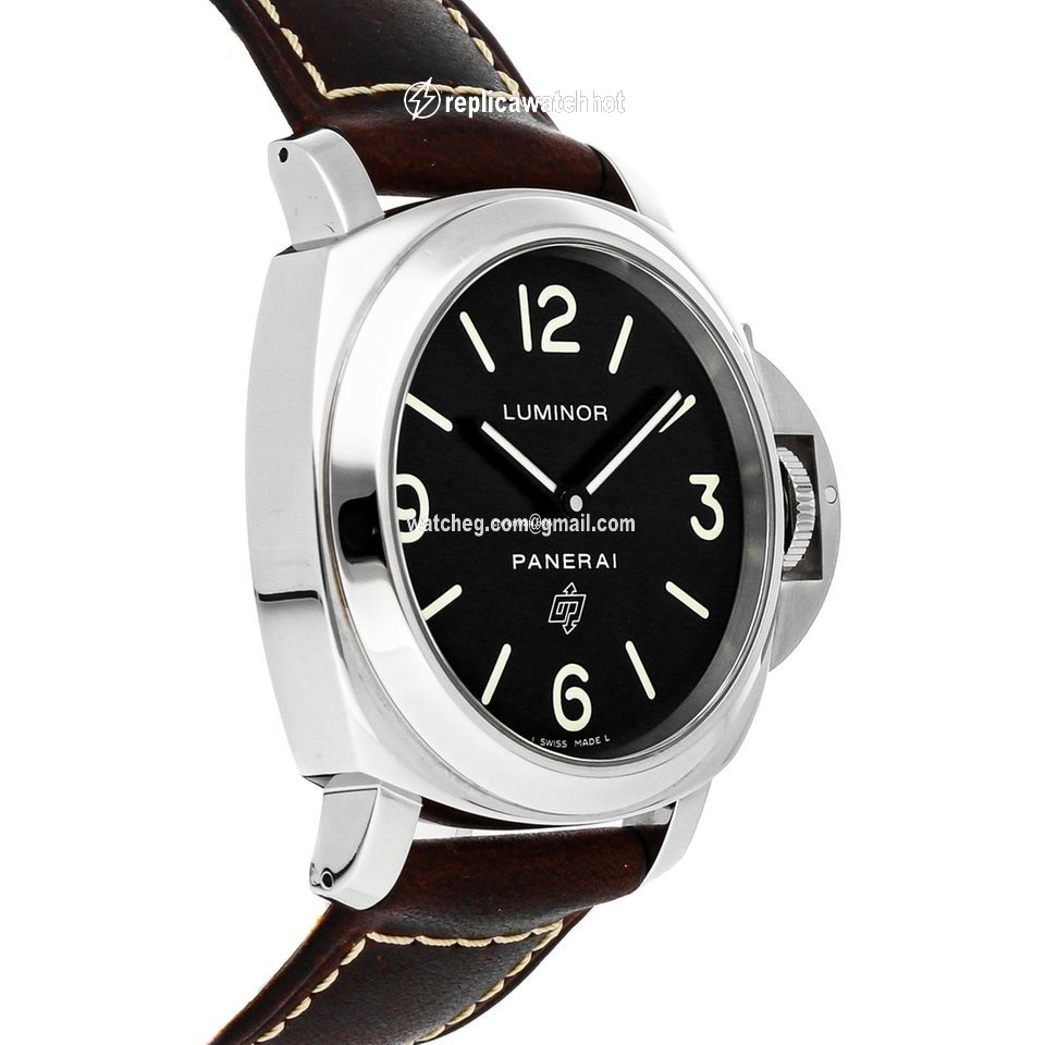 Panerai Luminor Base Logo Mens watch Unisex Manual winding Steel PAM01000 2
