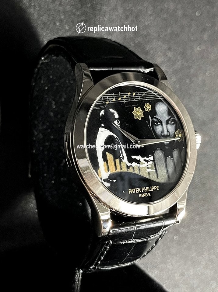 Patek Philippe Calatrava Mens watch Unisex Automatic White gold 5089g-067 2