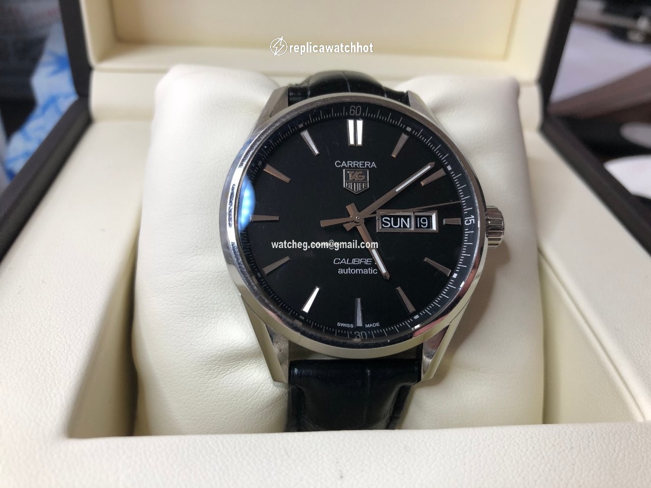TAG Heuer Carrera Calibre 5 Mens watch Unisex Automatic Steel war201a.fc6266 2