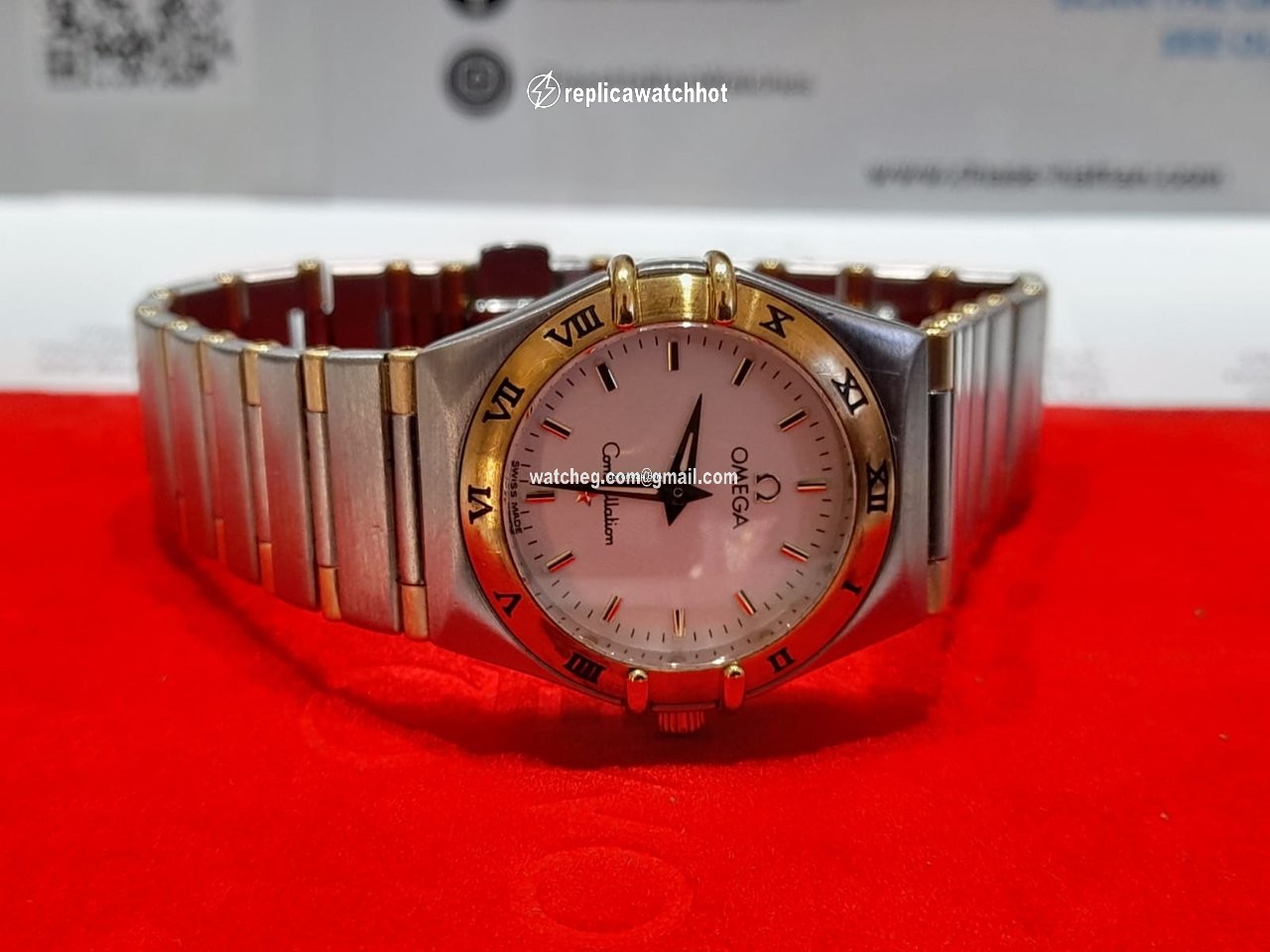 Omega Constellation Womens watch Quartz Gold Steel 13723000 2