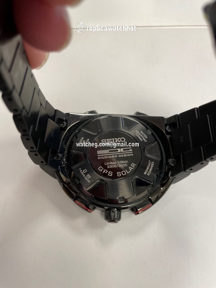 Seiko Astron GPS Solar Chronograph Mens watch Unisex Quartz Titanium SSE121 2