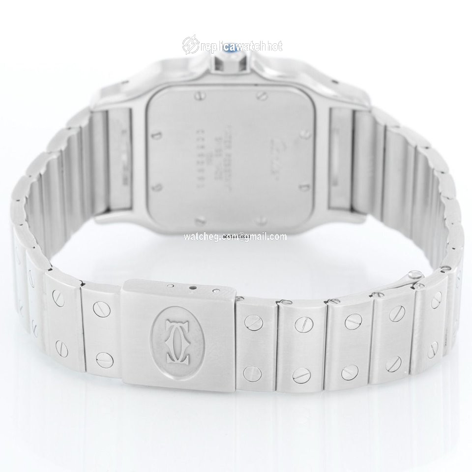 Cartier Santos Galbee Mens watch Unisex Quartz Steel W20060D6 1564 2