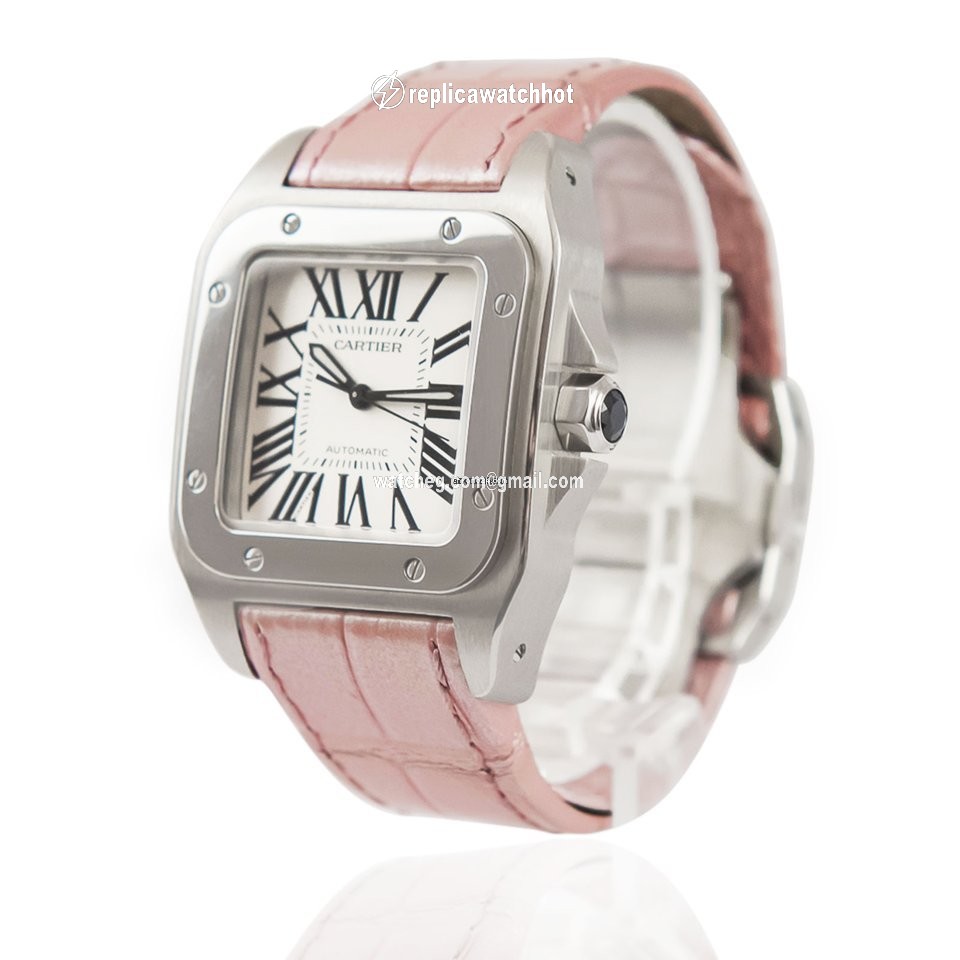 Cartier Santos 100 Womens watch Automatic Steel W20126X8 2