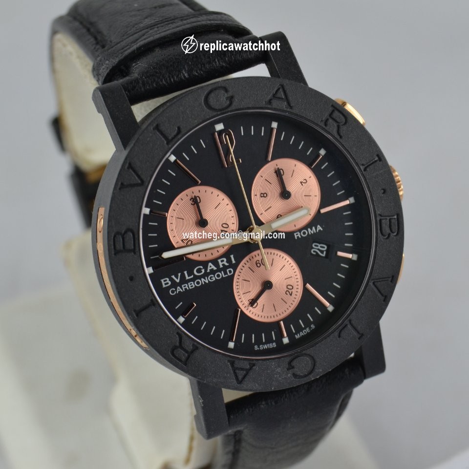 Bulgari Bulgari Mens watch Unisex Quartz Carbon BB 38 CL CH 2