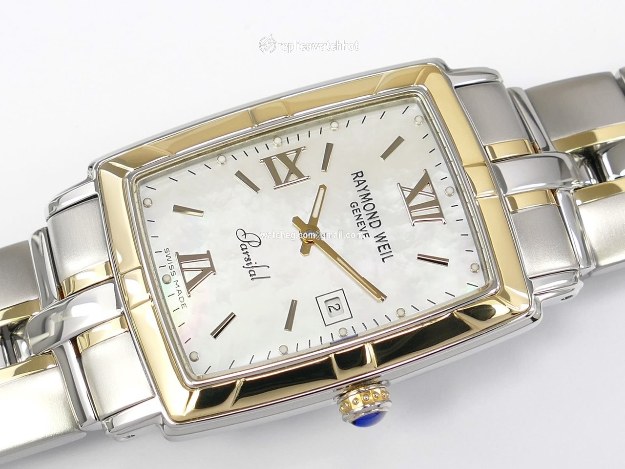 Raymond Weil Parsifal Mens watch Unisex Quartz Gold Steel 9340-STG-00907 2