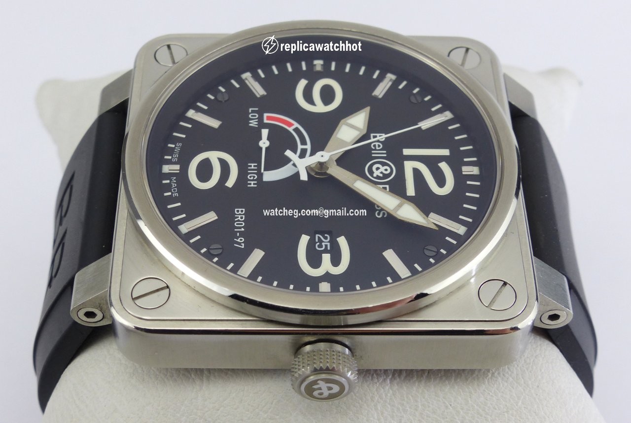 Bell & Ross BR 01-97 Reserve de Marche Mens watch Unisex Automatic Steel BR01-97-S 2