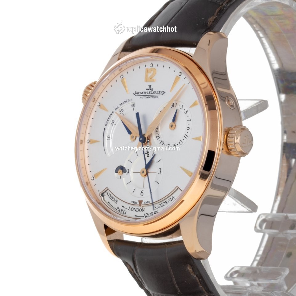 Jaeger-LeCoultre Master Geographic Mens watch Unisex Automatic Rose gold Q1422521  176.2.29.5 2