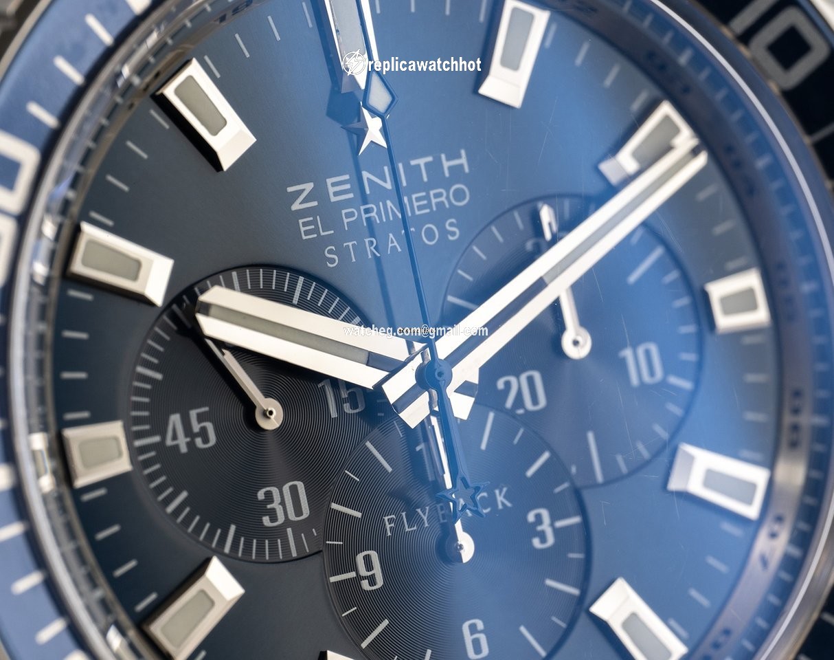 Zenith El Primero Stratos Flyback Mens watch Unisex Automatic Steel 03.2067.405 2
