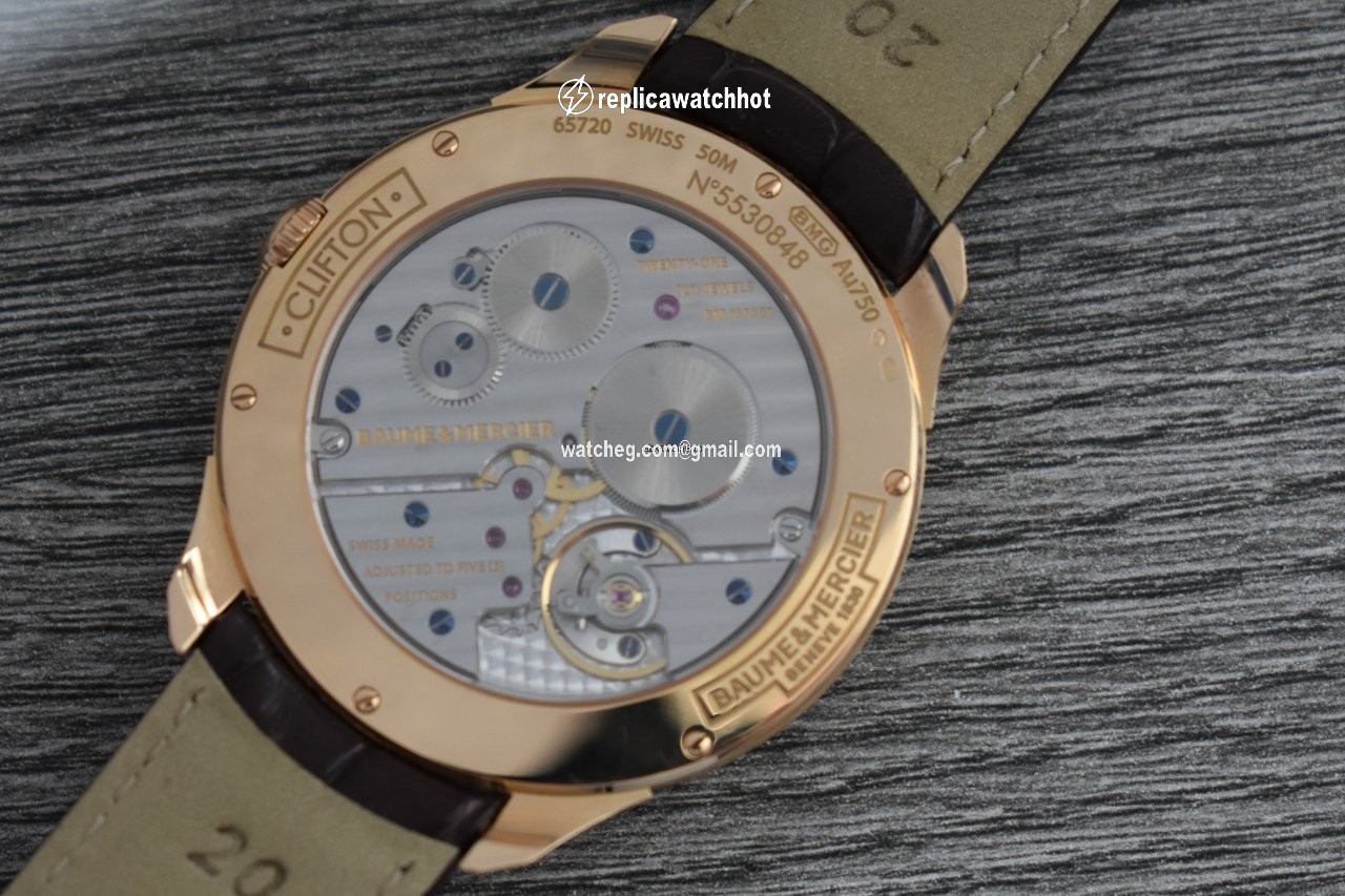 Baume & Mercier Clifton Mens watch Unisex Manual winding Red gold 10060 2