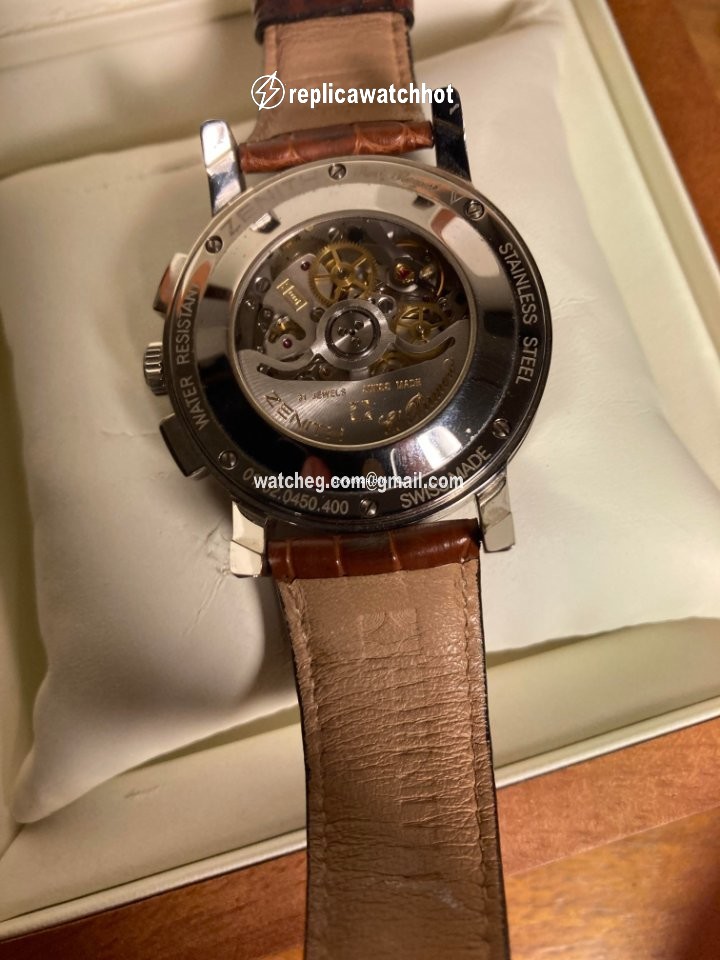 Zenith Mens watch Unisex Automatic Steel 01 020.450.400 2
