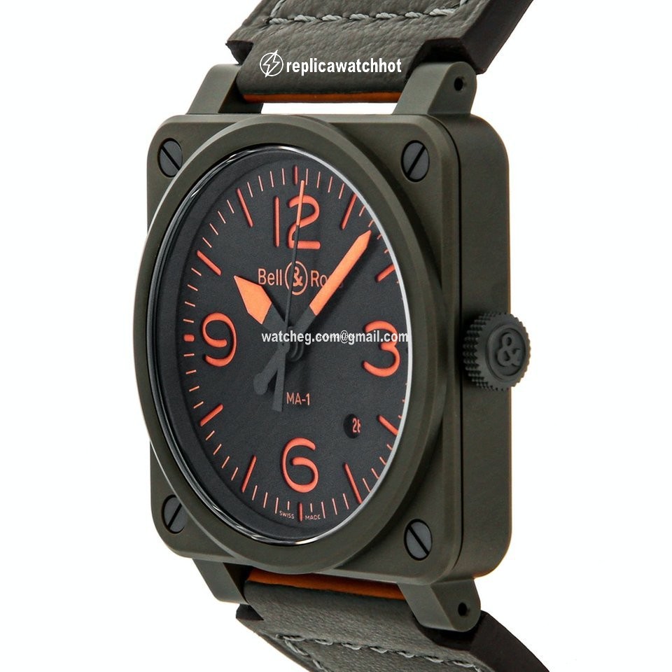 Bell & Ross BR 03-92 Ceramic Mens watch Unisex Automatic Ceramic BR0392-KAO-CE SCA 2