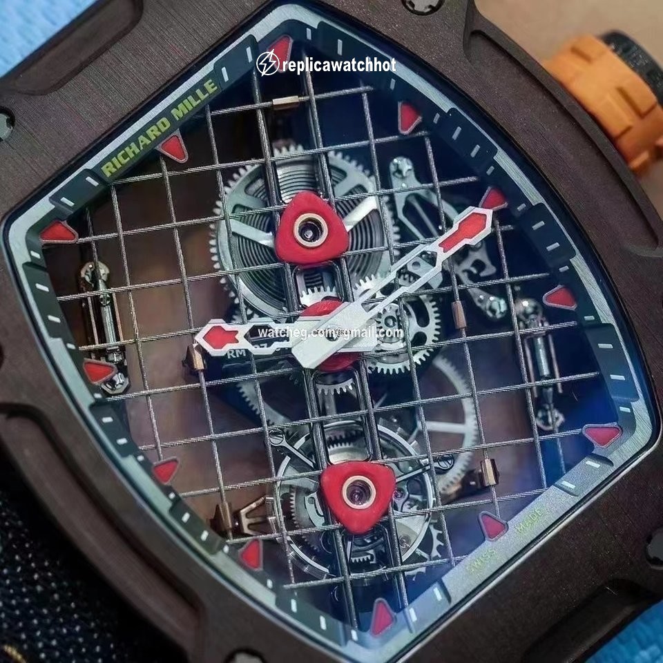 Richard Mille RM 027 Mens watch Unisex Automatic Richard Mille Rafael Nadal RM 27-04 Tourbillon TitaCarb Limited to 50pcs Worldwide 2