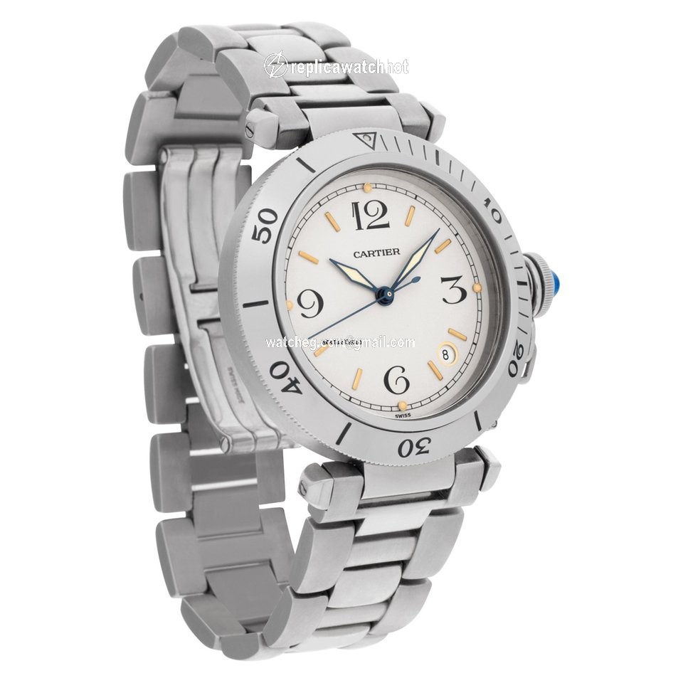 Cartier Pasha Mens watch Unisex Automatic Steel W3104H3 2
