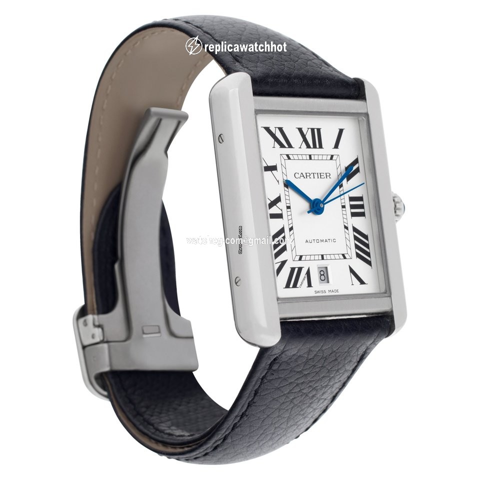Cartier Tank Solo Mens watch Unisex Automatic Steel W5200027 2