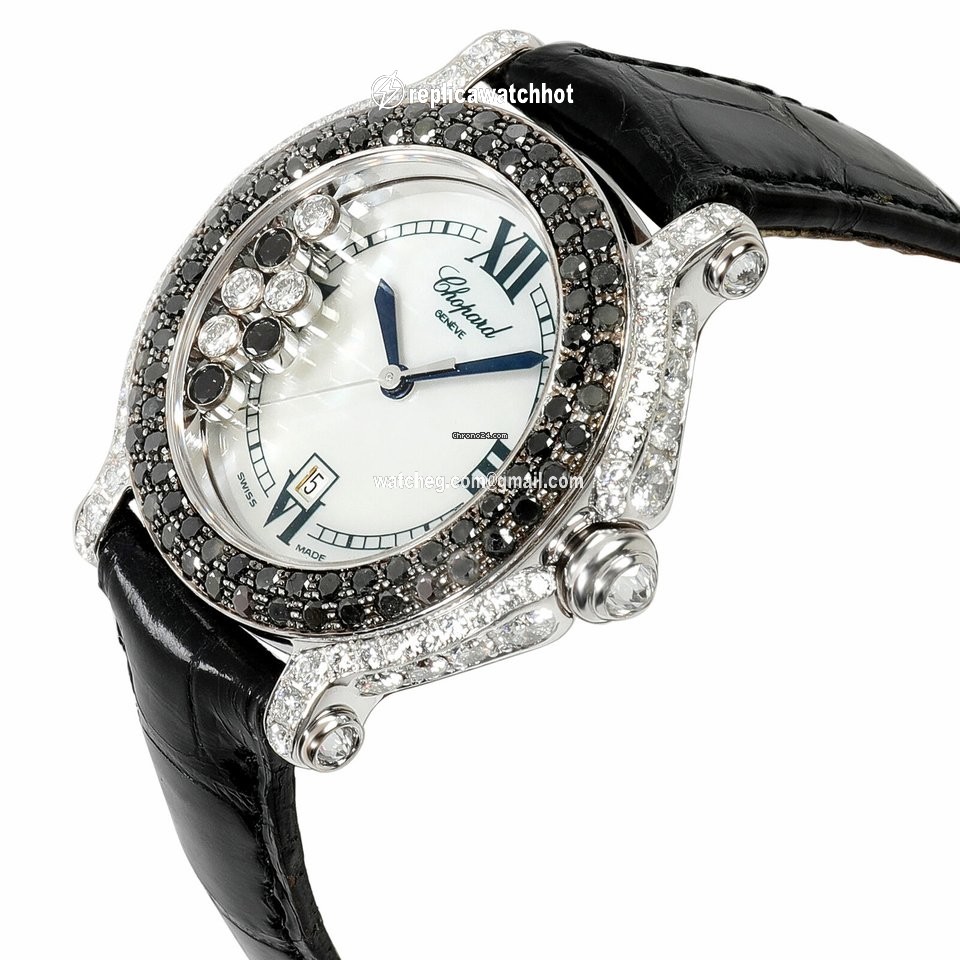 Chopard Happy Sport Womens watch Quartz White gold 27 6180-50 2