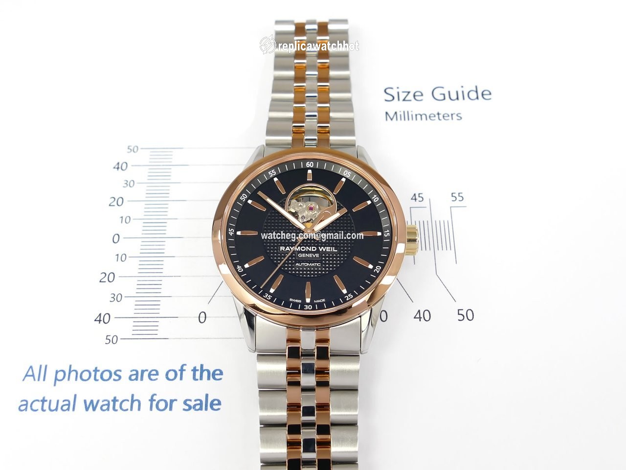 Raymond Weil Freelancer Mens watch Unisex Automatic Gold Steel 27101 2