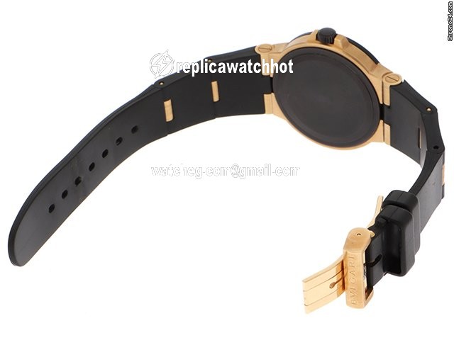 Bulgari Diagono Mens watch Unisex Automatic Yellow gold AL38G 2