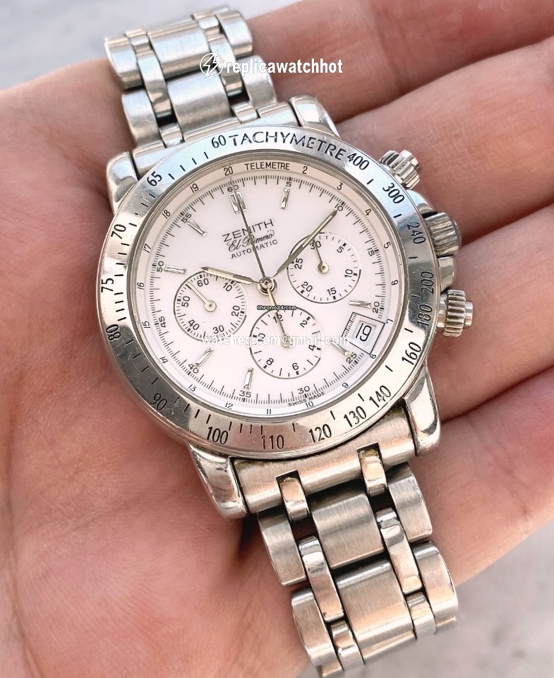 Zenith El Primero Chronograph Mens watch Unisex Automatic Steel 01-0460-400 2