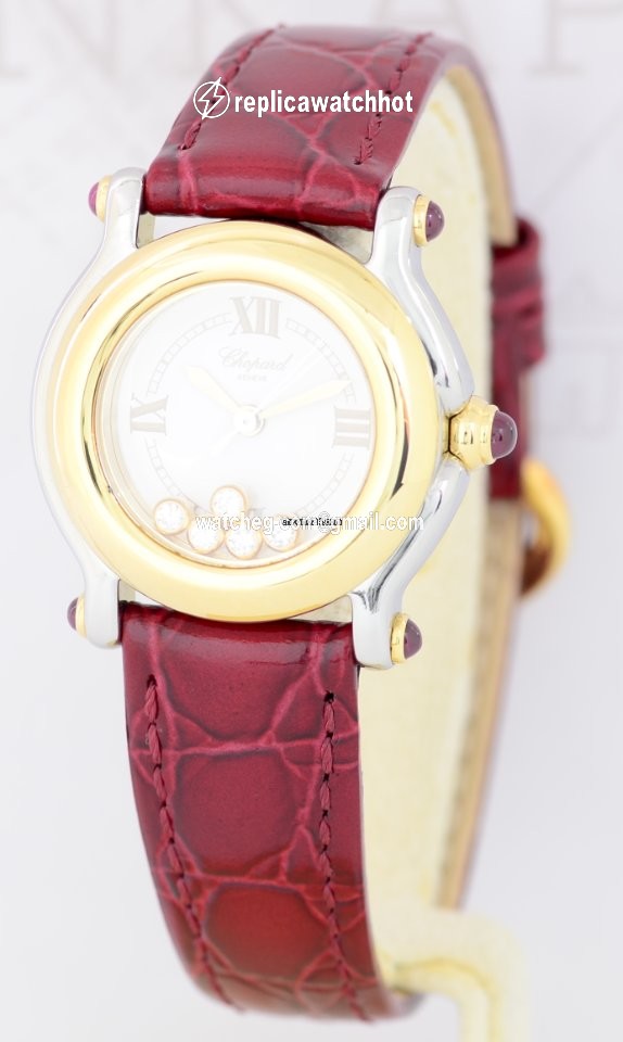 Chopard Happy Sport Womens watch Quartz Gold Steel 27 8246-21 2
