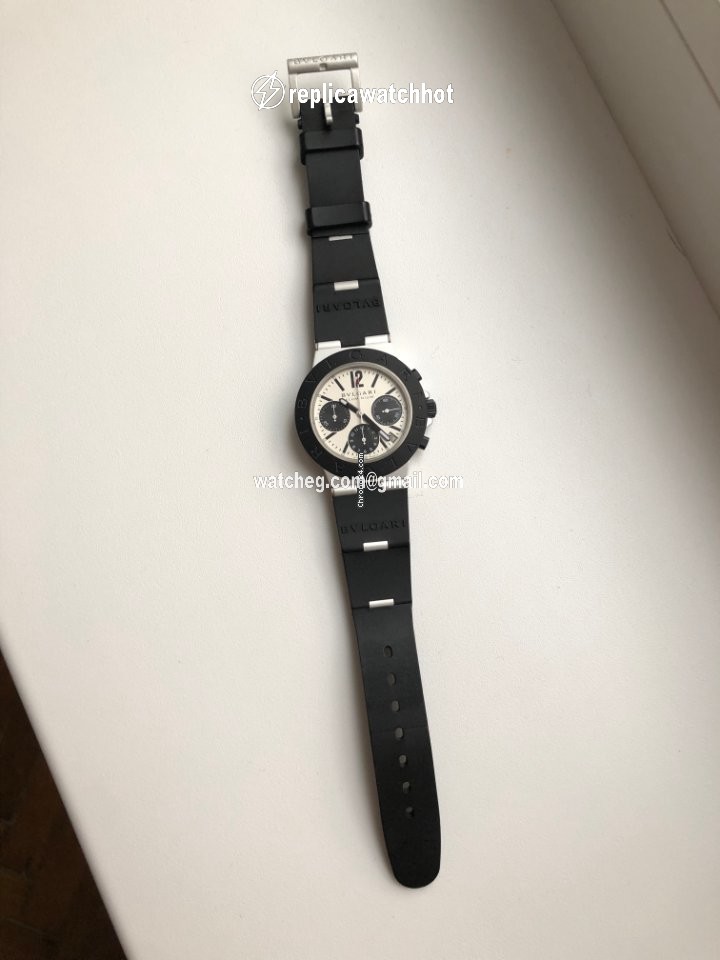 Bulgari Diagono Mens watch Unisex Automatic Aluminum AC 38 TA 2