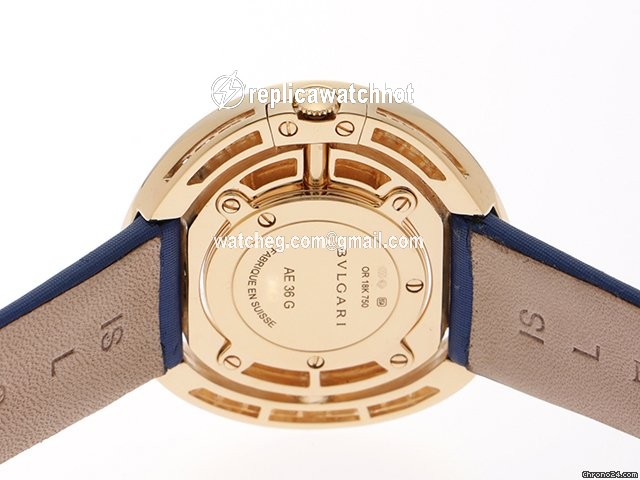 Bulgari Womens watch Quartz Yellow gold AE36G 2