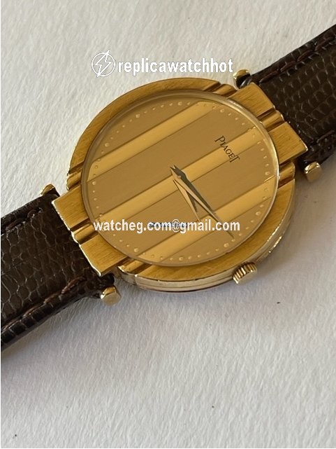 Piaget Polo Mens watch Unisex Quartz Yellow gold 8673 2