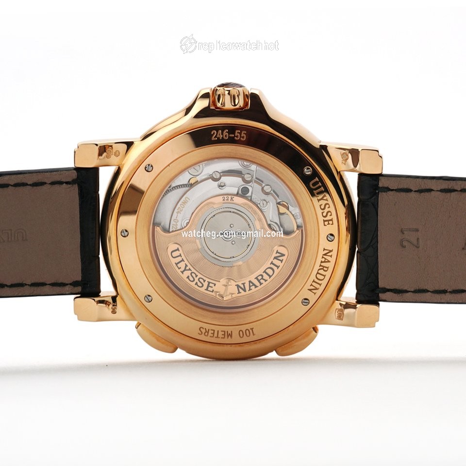 Ulysse Nardin Dual Time Mens watch Unisex Automatic Rose gold 246-55 32 2