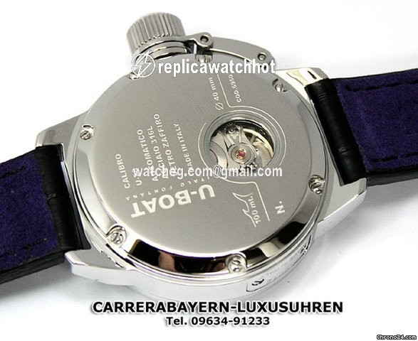 U-Boat Classico Mens watch Unisex Automatic Steel 6950 2