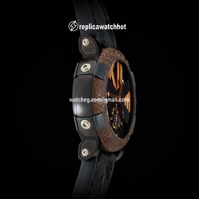 Romain Jerome Titanic-DNA Mens watch Unisex Manual winding Ceramic TO.T.OXY3.BBBB.R.00 2