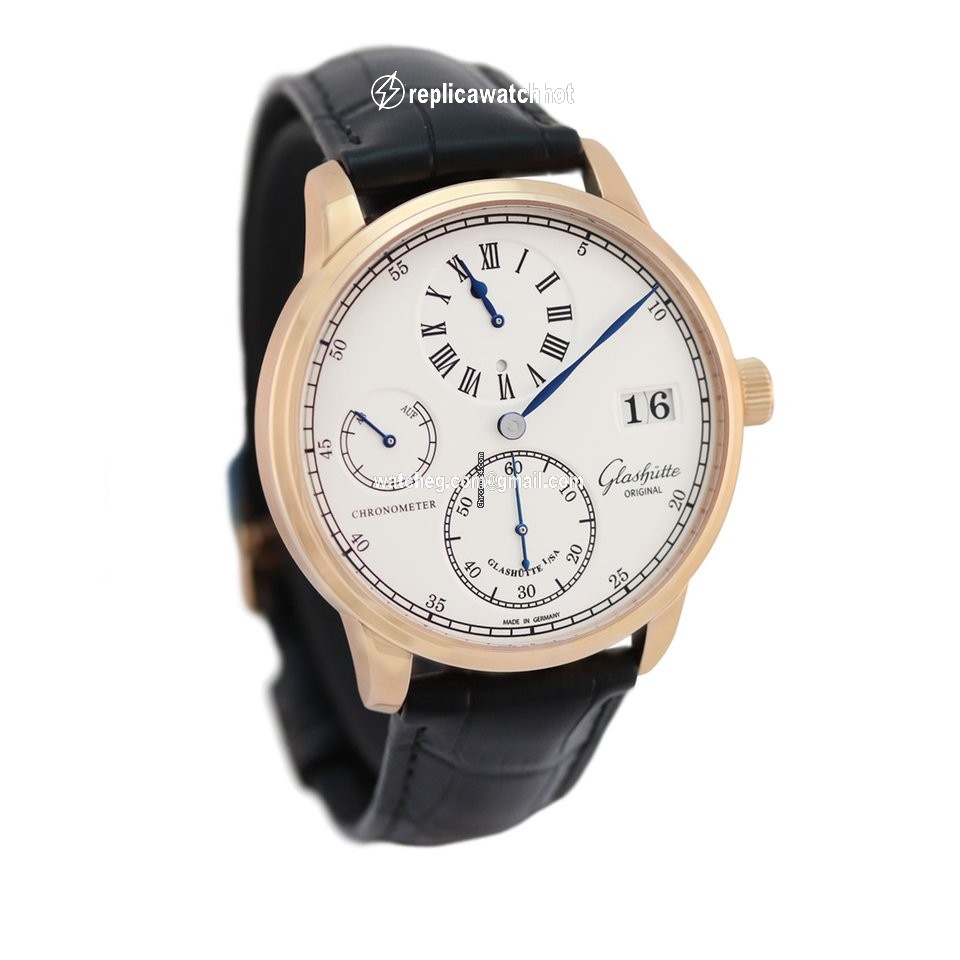 Glashtte Original Senator Chronometer Regulator Mens watch Unisex Manual winding Red gold 1-58-04-04-05-04 or 58-04-04-05-04 2