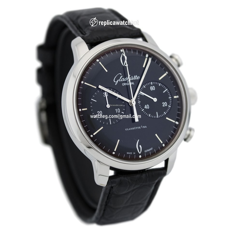 Glashtte Original Sixties Chronograph Mens watch Unisex Automatic Steel 1-39-34-02-22-04 or 39-34-02-22-04 2