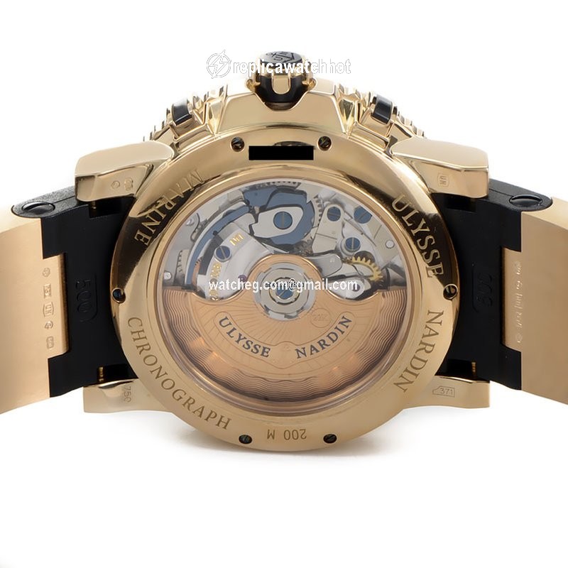 Ulysse Nardin Maxi Marine Diver Mens watch Unisex Automatic Rose gold 8006-102-3A 92 2