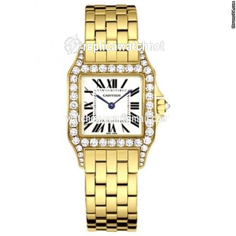 Cartier Santos Demoiselle Womens watch Quartz Yellow gold WF9002Y7 2