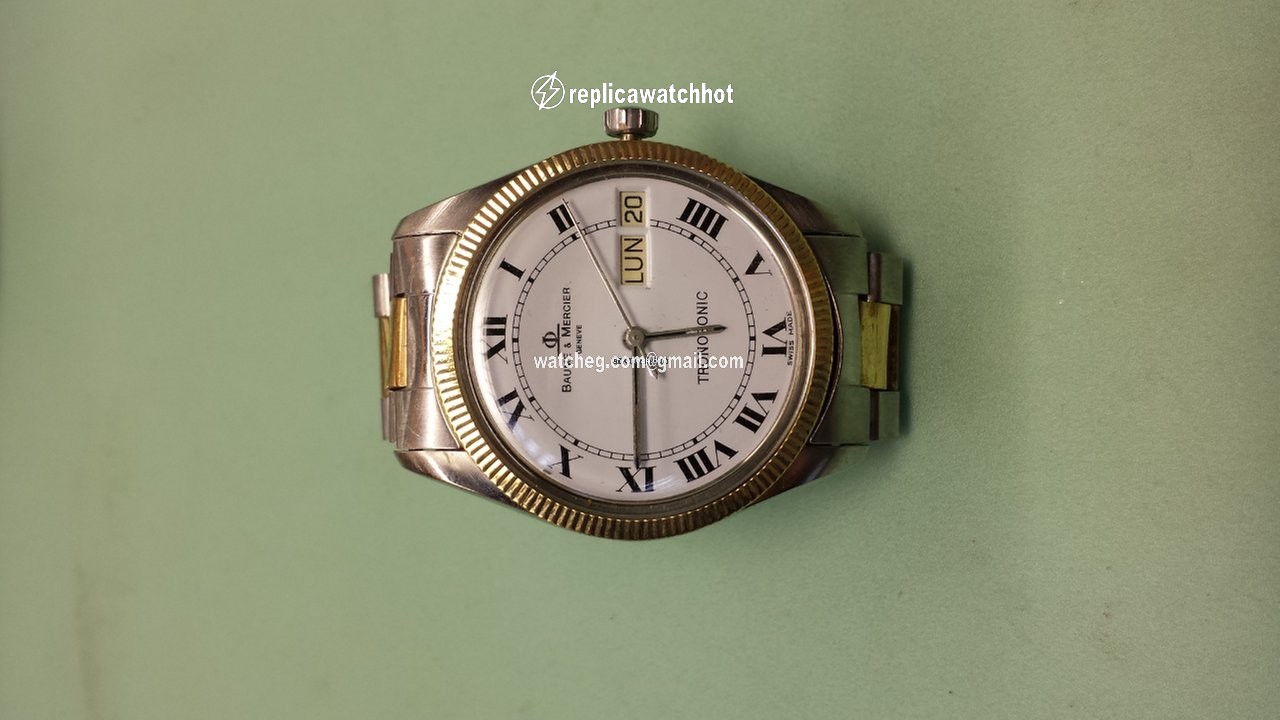 Baume & Mercier Mens watch Unisex Quartz Gold Steel 5101 2
