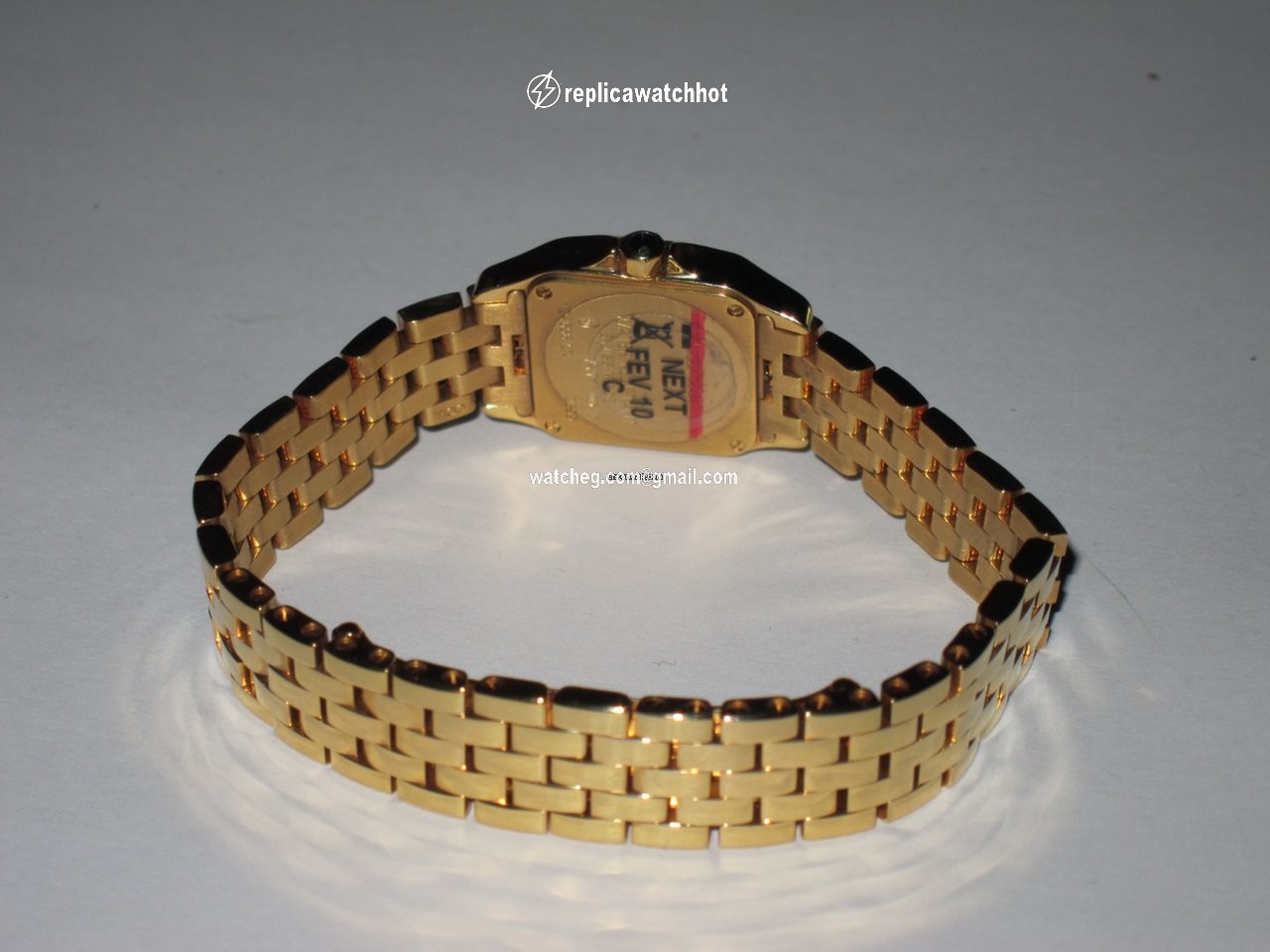 Cartier Santos Demoiselle Womens watch Quartz Yellow gold W25063X9 2
