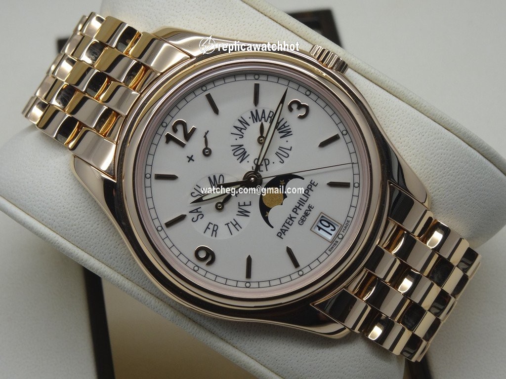 Patek Philippe Annual Calendar Mens watch Unisex Automatic Rose gold 5146 1R-001 2