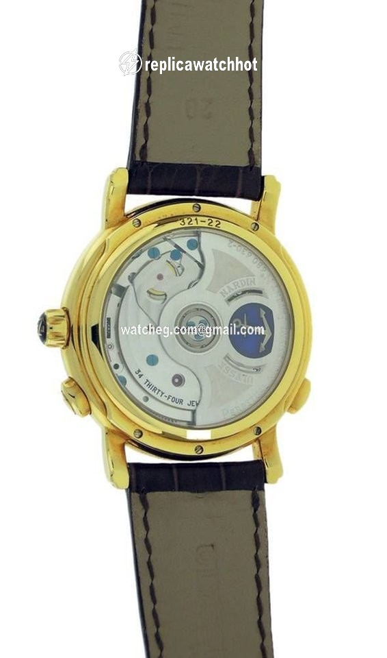 Ulysse Nardin GMT + - Perpetual Mens watch Unisex Automatic Yellow gold 321-22-31 2