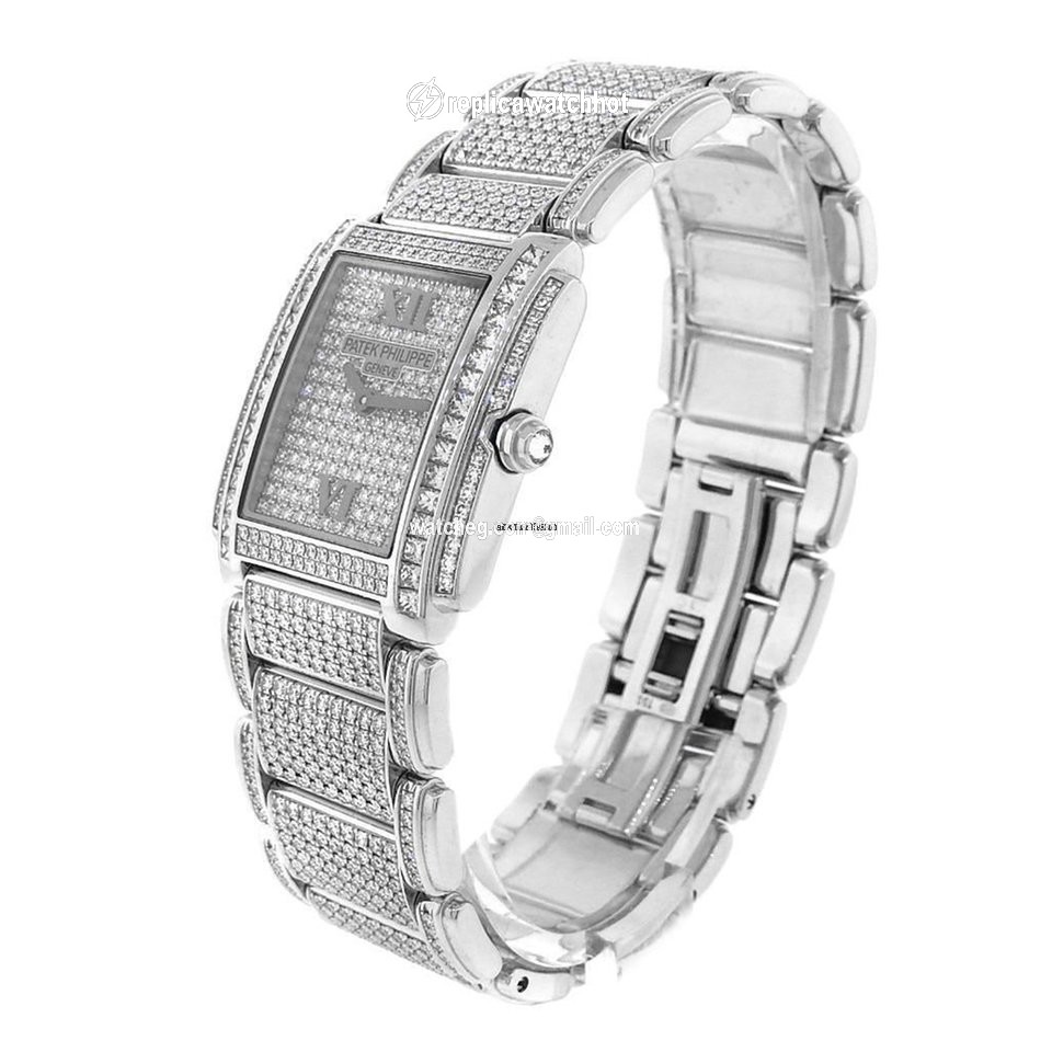 Patek Philippe Twenty~4 Womens watch Quartz White gold 4910 51G-001 2