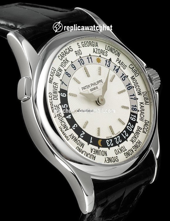 Patek Philippe World Time Mens watch Unisex Automatic White gold 5110G-001 2