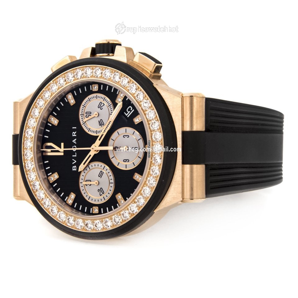 Bulgari Diagono Mens watch Unisex Automatic Rose gold DGP40BGDVDCH 8 2