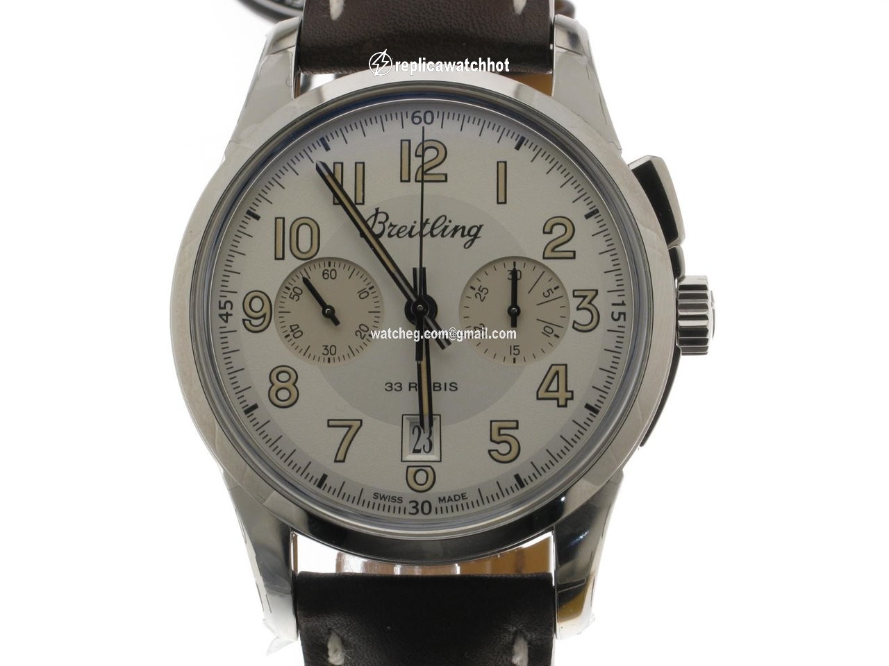 Breitling Transocean Chronograph 1915 Mens watch Unisex Automatic Steel AB141112 G799 437X 2