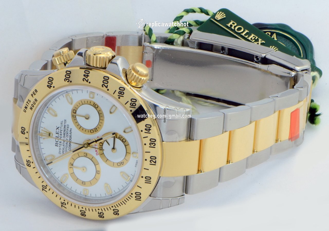 Rolex Daytona Mens watch Unisex Gold Steel Automatic 116523 ws 2