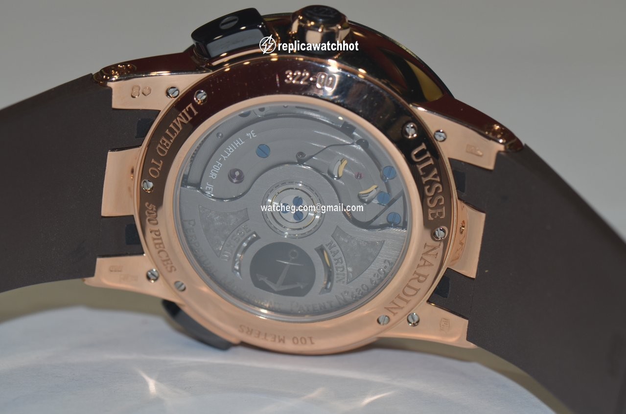 Ulysse Nardin El Toro  Black Toro Mens watch Unisex Automatic Rose gold 322-00-3 2