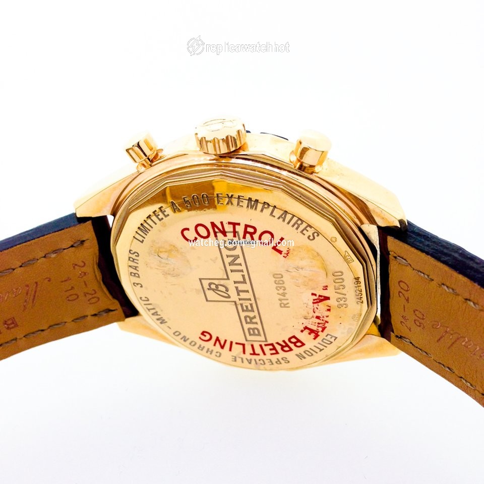 Breitling Chrono-Matic 49 Mens watch Unisex Automatic Red gold R1436002 B923 2