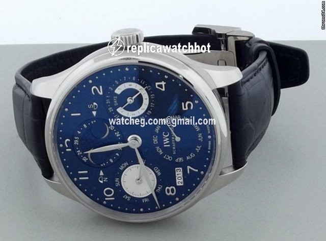 IWC Portuguese Perpetual Calendar Mens watch Unisex Automatic White gold IW503203 2