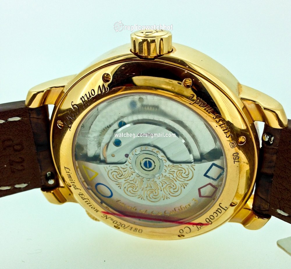 Jacob & Co. Mens watch Unisex Automatic Rose gold GMT7RG 2